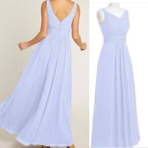 Azazie Women's Elegant V Neck Flowy ‎ Maxi Party Dress
